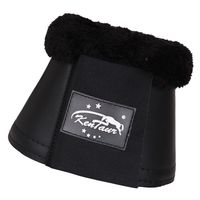 KENTAUR - Faux Leather Bell Boots w/Artificial Sheepskin