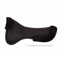 Kentaur - Memory Foam Half-Pad w/ Artificial Sheepskin