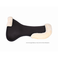 Kentaur - Memory Foam Half-Pad w/ Artificial Sheepskin