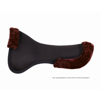 Kentaur - Memory Foam Half-Pad w/ Artificial Sheepskin