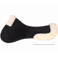 Kentaur - Memory Foam Half-Pad w/ Artificial Sheepskin