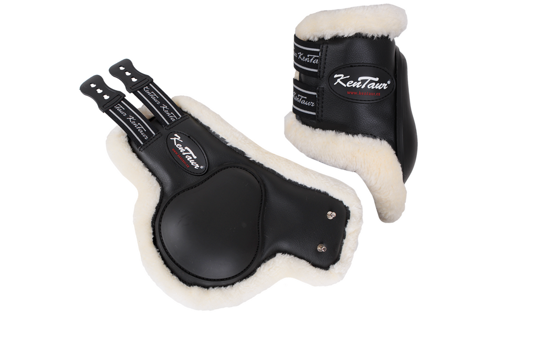 KENTAUR - Mega Jump Fetlock w/ Sheepskin