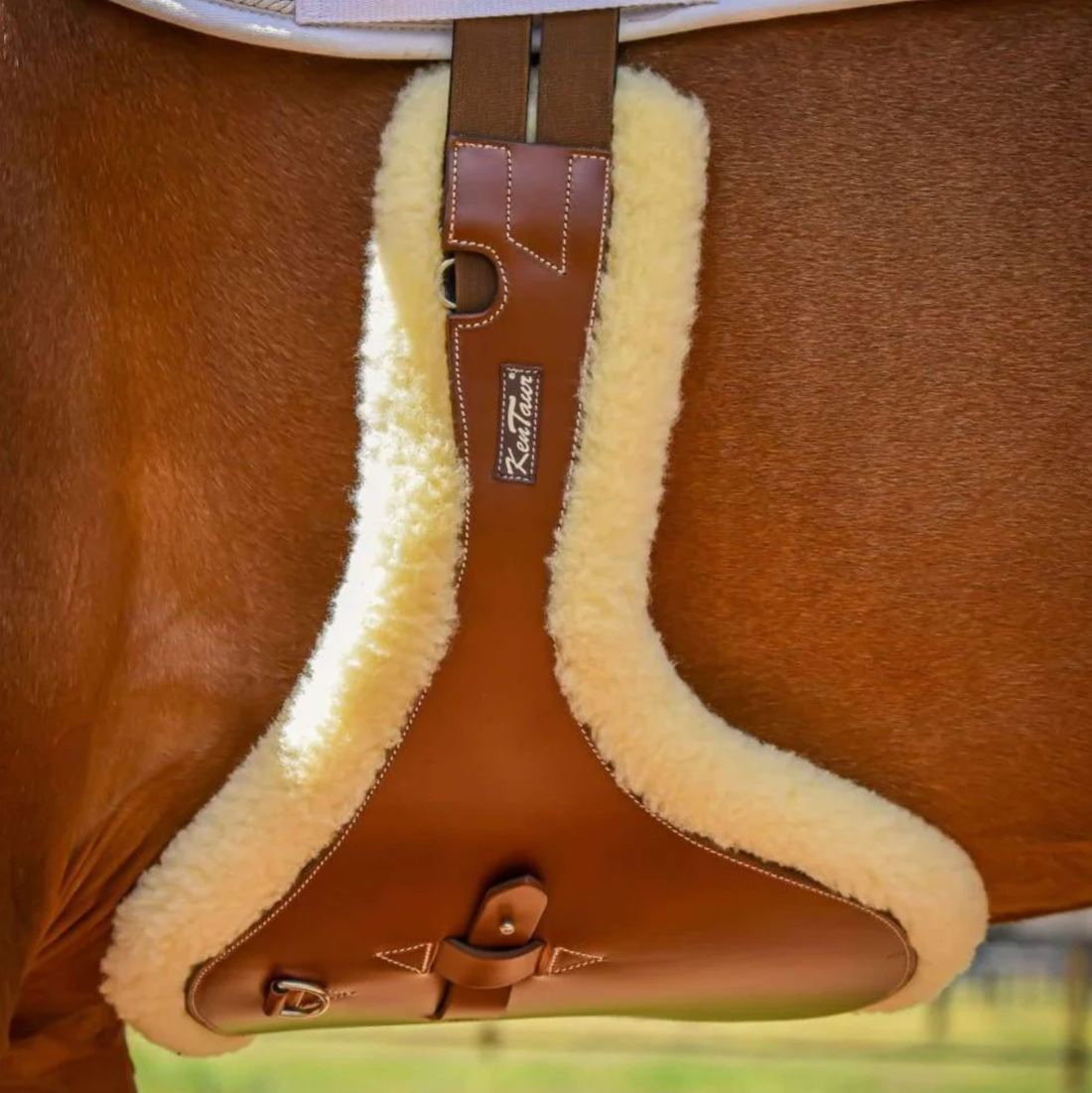 KENTAUR - Cassis Stud Girth Sheepskin ONLY