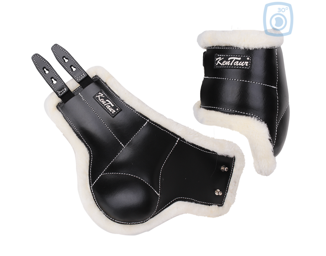 KENTAUR - Oxford Fetlock Washable Leather with Artificial Sheepskin Lining