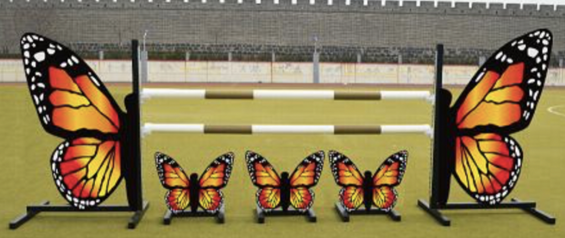 Butterfly Standards, including 3 filler butterflies