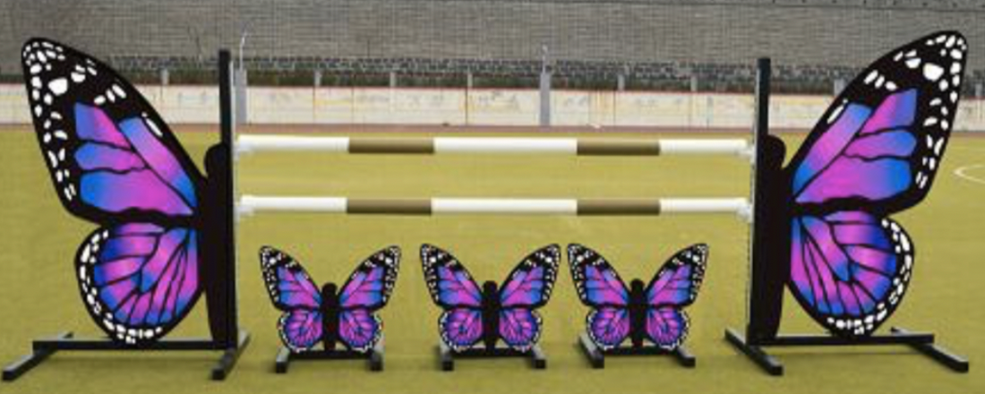 Butterfly Standards, including 3 filler butterflies