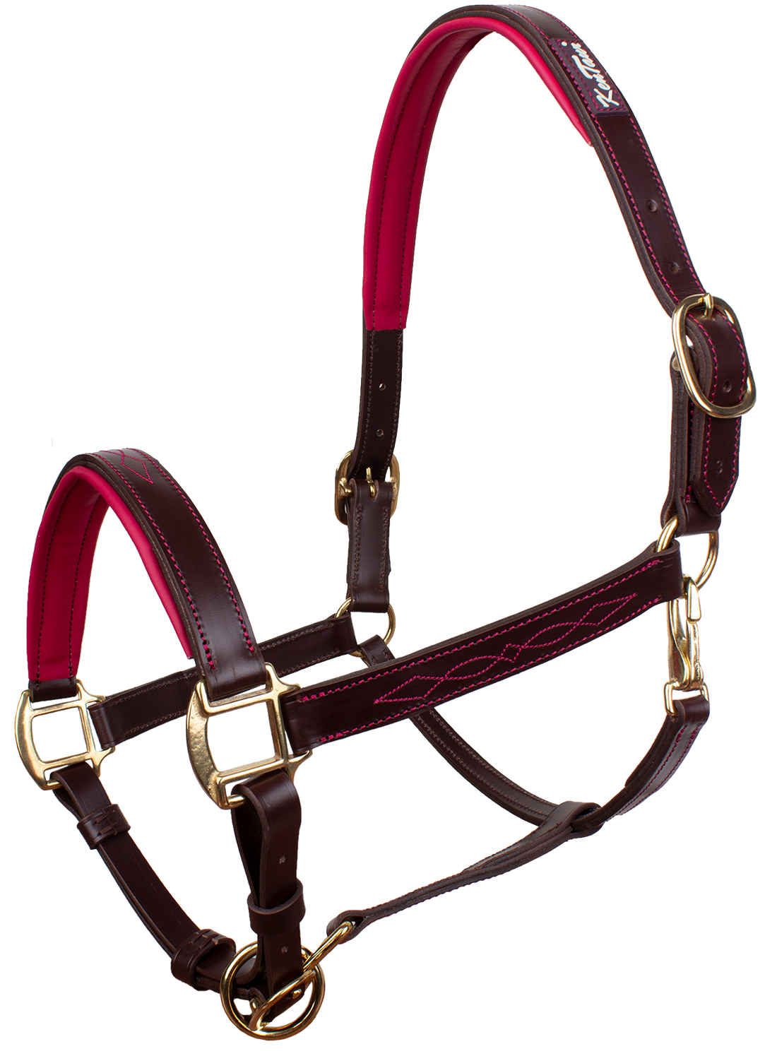 KENTAUR - Leather Halter with Colour