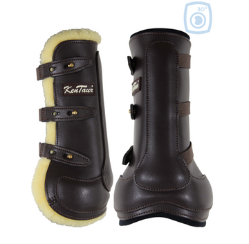KENTAUR - Oxford Leather Front Boot with Sheepskin/Neoprene