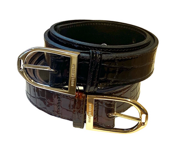 Ryder - Plain Leather or Crocco Leather Belts