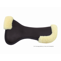 Kentaur - Memory Foam Half-Pad with Sheepskin